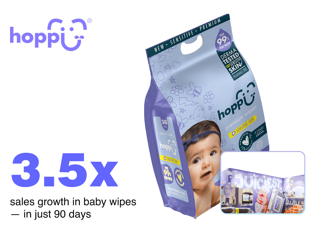 Hoppi baby wipes case study